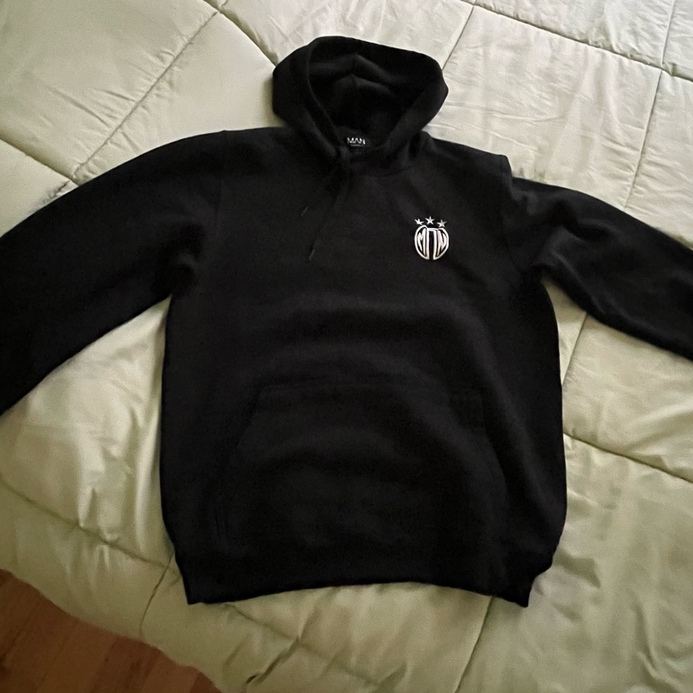 Black oversized hoodie